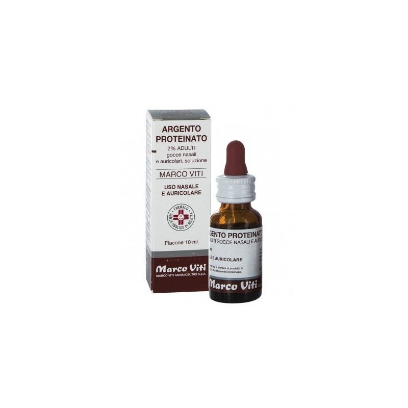 Argento proteinato (marco viti) ad gocce orl 10 ml 2%