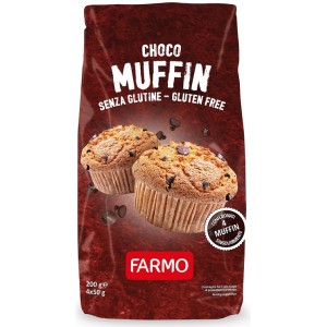 Farmo chocomuffin con gocce di cioccolato 4 x 50 g