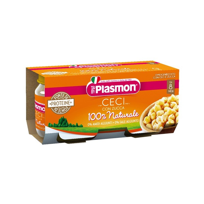 Plasmon omogeneizzato ceci/zucca 2 x 80 g Plasmon omogeneizzato ceci/zucca 2 x 80 g