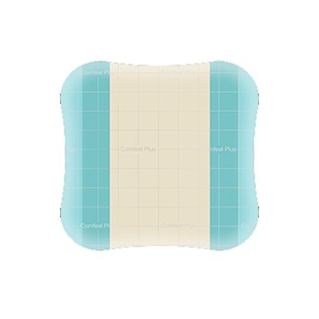 Medicazione speciale attiva con idrocolloide con bordi smussati comfeel plus 20x20 cm 5 pezzi