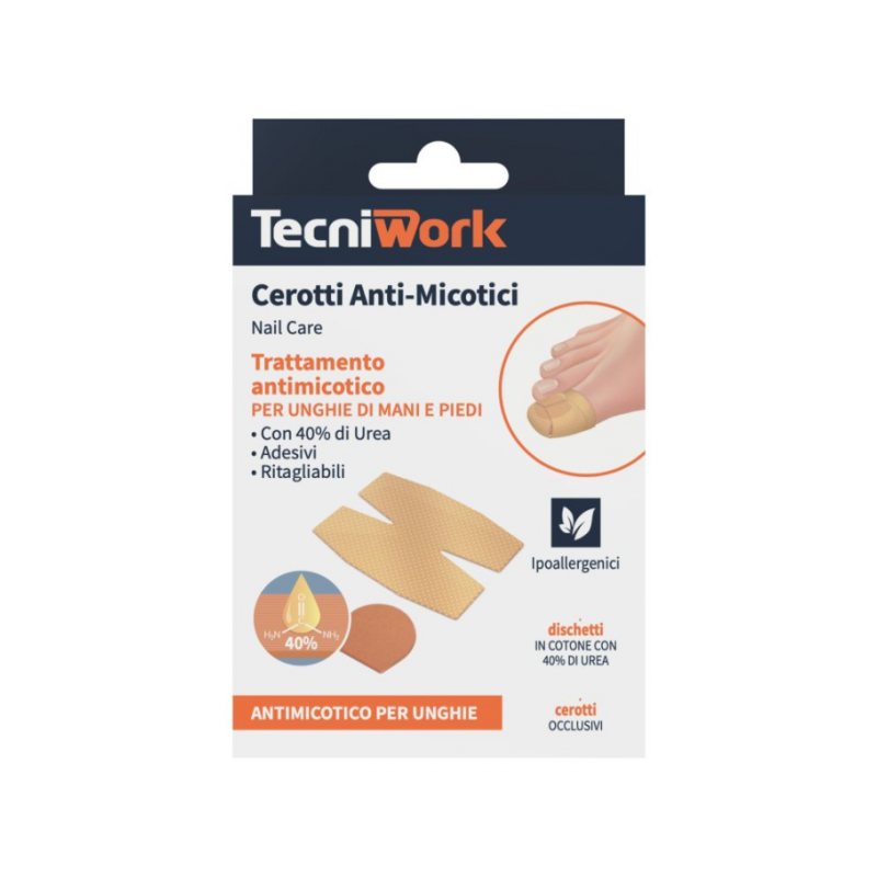Cerotto antimicosi urea 12 pezzi + 12 fixing