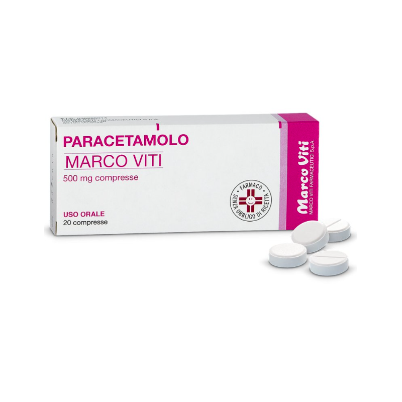 Paracetamolo (marco viti) 20 compresse 500 mg