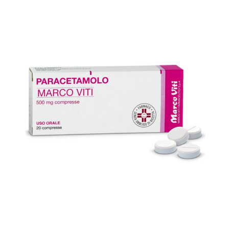 Paracetamolo (marco viti) 20 compresse 500 mg