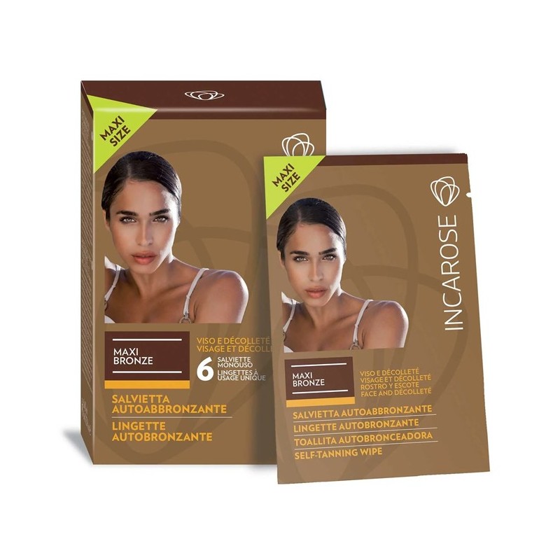 Incarose maxi bronze 6 salviette veg Incarose maxi bronze 6 salviette veg