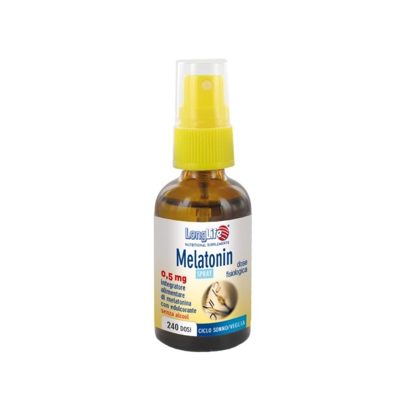 Longlife melatonin spray 0,5mg 30 ml