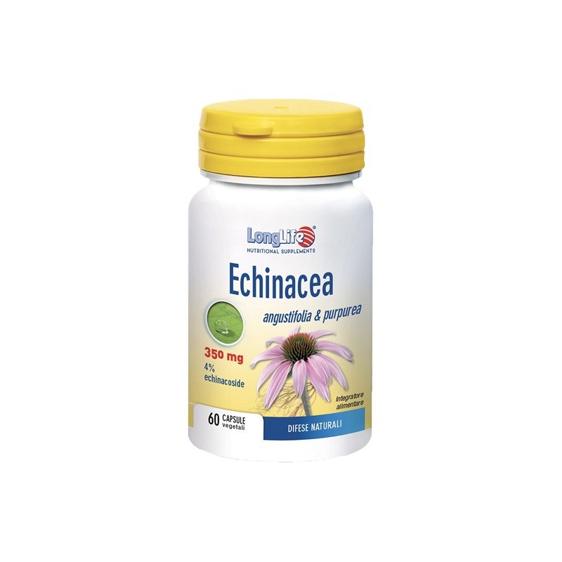 Longlife echinacea 60 capsule vegetali Longlife echinacea 60 capsule vegetali