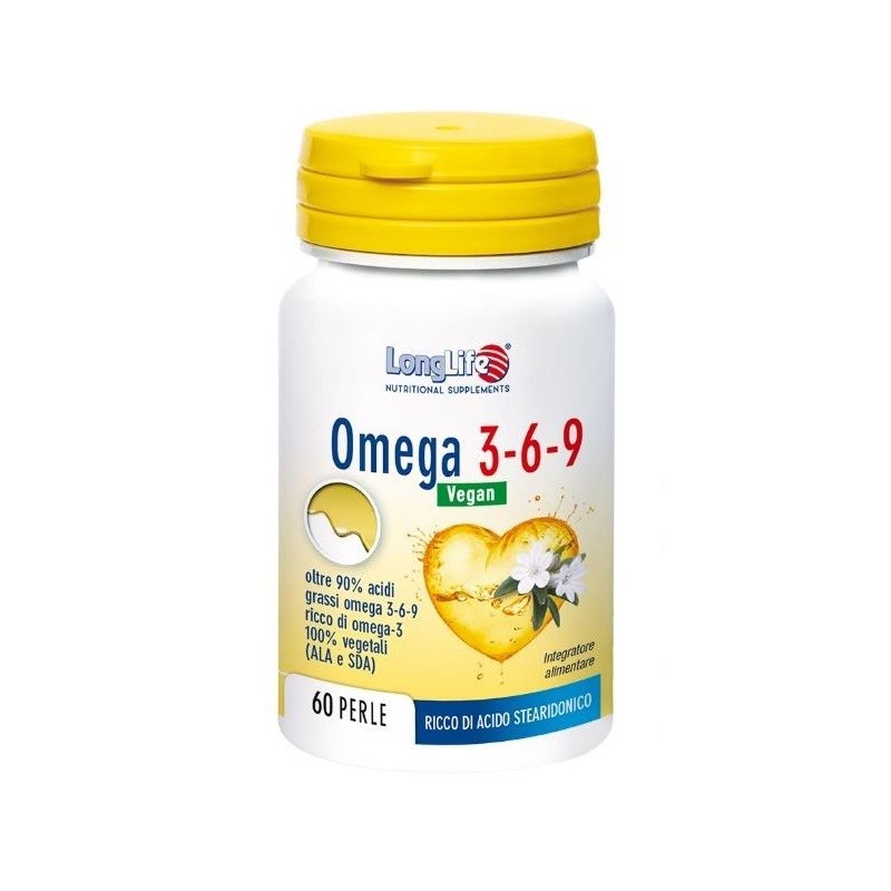 Longlife omega 369 vegan 750 mg 60 perle