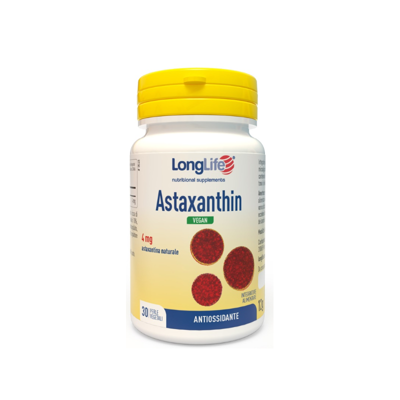 Longlife astaxanthin vegan 30 perle