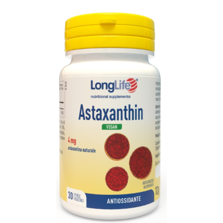 Longlife astaxanthin vegan 30 perle