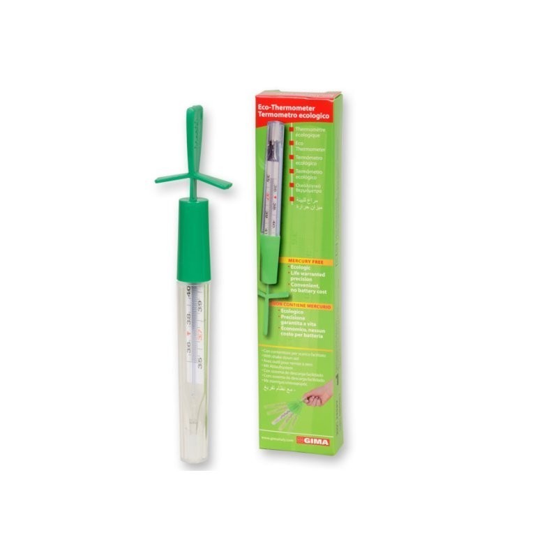 Termometro ecologico gima sistema scarico rapido