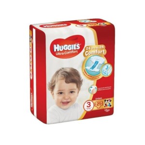 Pannolino huggies ultra comfort base 3 21 pezzi