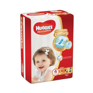 Pannolino huggies ultra comfort base 4 18 pezzi