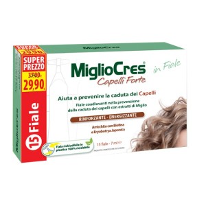 Migliocres capelli forte 15 fiale x 7 ml