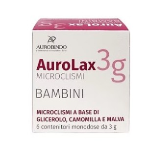 Microclismi per bambini aurolax 6 contenitori 3 g