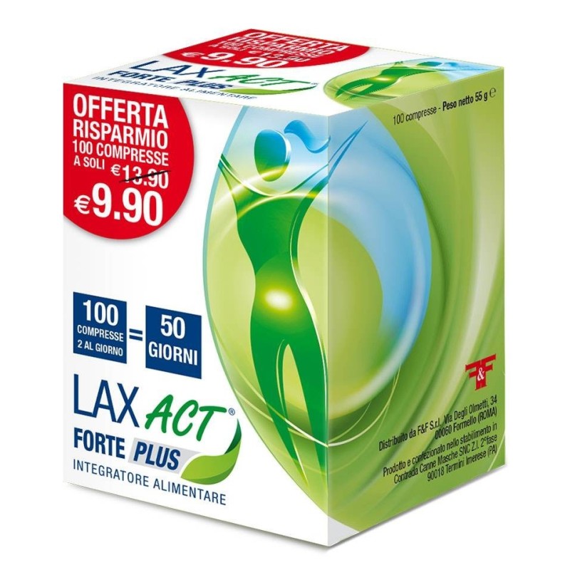 Lax act forte plus 100 compresse
