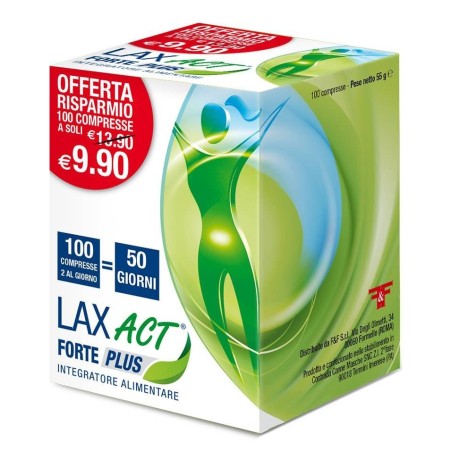 Lax act forte plus 100 compresse