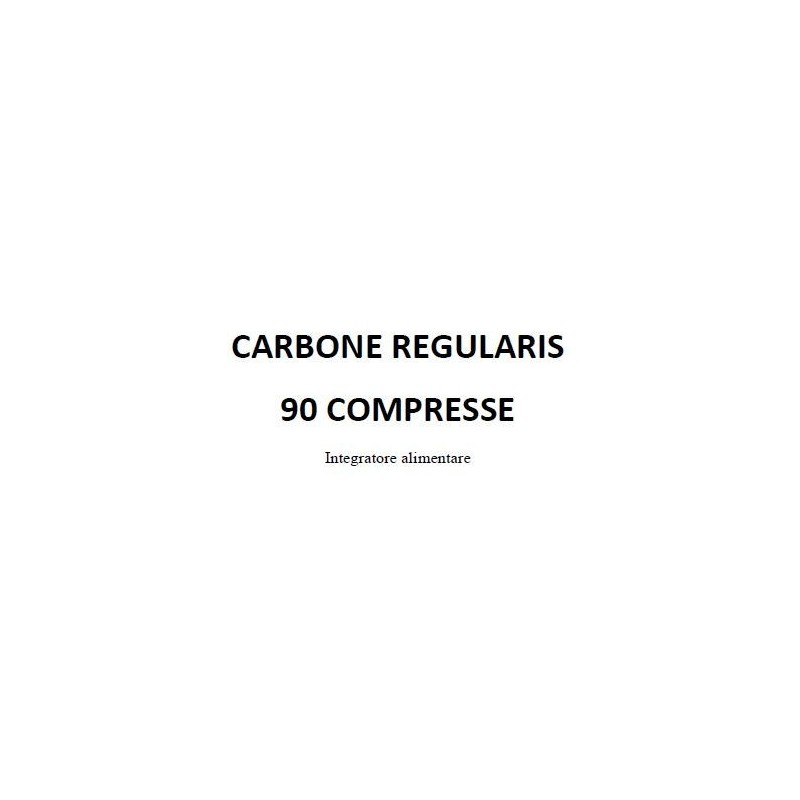 Carbone regularis 90 compresse