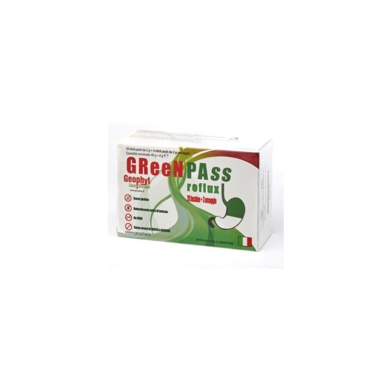 Green pass reflux stickpack