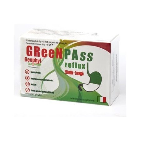 Green pass reflux stickpack