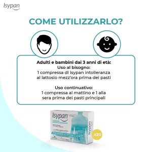 Isypan intolleranza lattosio 30 compresse