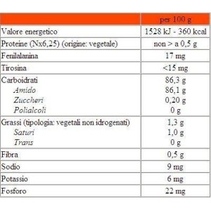 Amino' la pasta aproteica ditalini 400 g