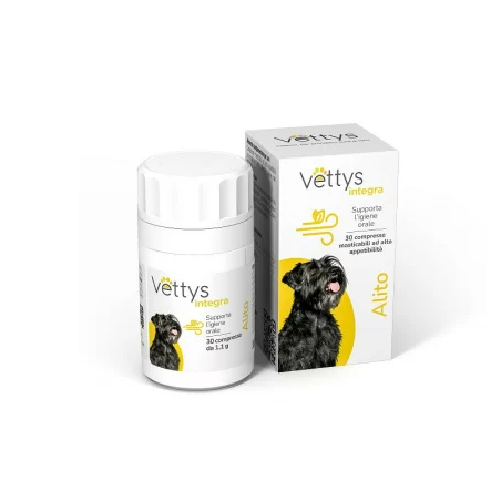Vettys integra alito cane 30 compresse masticabili