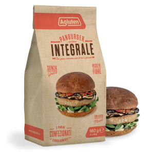 Agluten panburger farina integrale 160 g