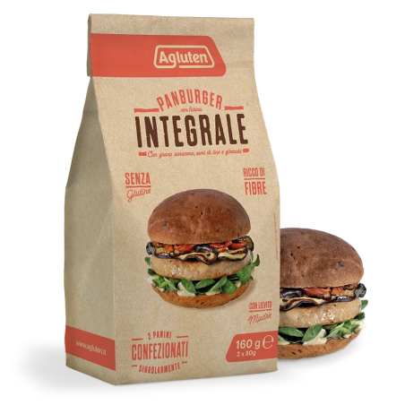 Agluten panburger farina integrale 160 g