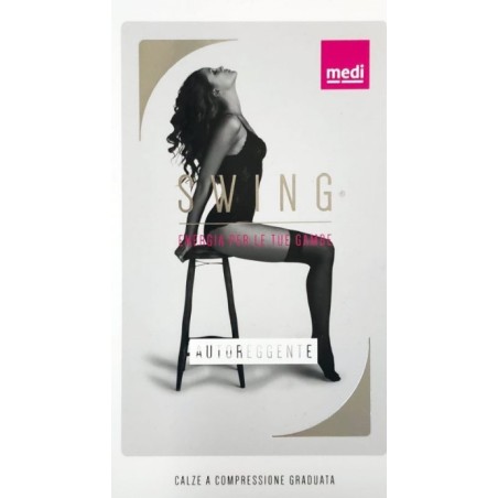 Medi calza coscia autoreggente 140 denari 18 mmhg natural 3