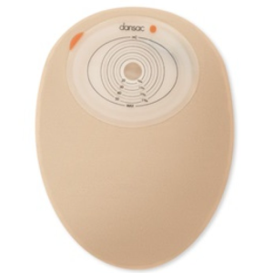 Placca per colostomia stomi non introflessi dansac novalifetre 2 convessa ritagliabile 15-59 mm 5 pezzi