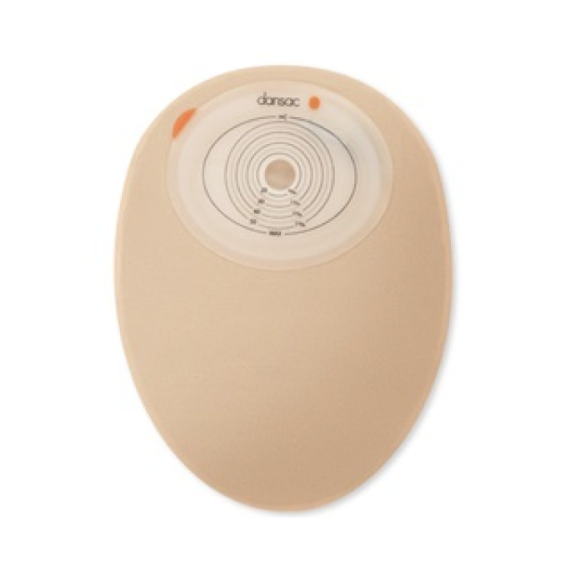 Placca per colostomia stomi non introflessi dansac novalifetre 2 convessa ritagliabile 15-59 mm 5 pezzi