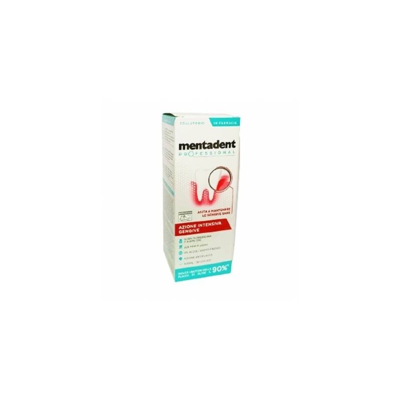 Mentadent professional collutorio 0,12% clorexidina + 0,07%cpc 300 ml Mentadent professional collutorio 0,12% clorexidina + 0,07%cpc 300 ml