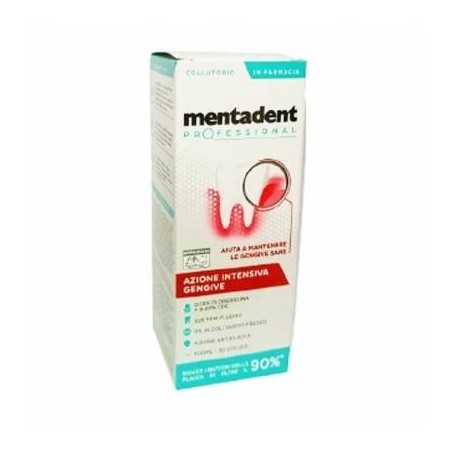 Mentadent professional collutorio 0,12% clorexidina + 0,07%cpc 300 ml Mentadent professional collutorio 0,12% clorexidina + 0,07%cpc 300 ml