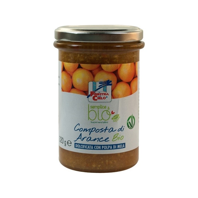 Composta di arance con polpa di mela bio 320 g