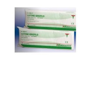 Ovatta di cotone idrofilo 100% curamed striscia continua piegato a zig zag 100 g