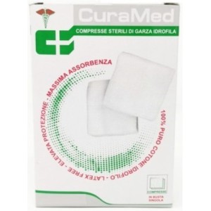 Garza compressa cura 10x25cm 4 pezzi