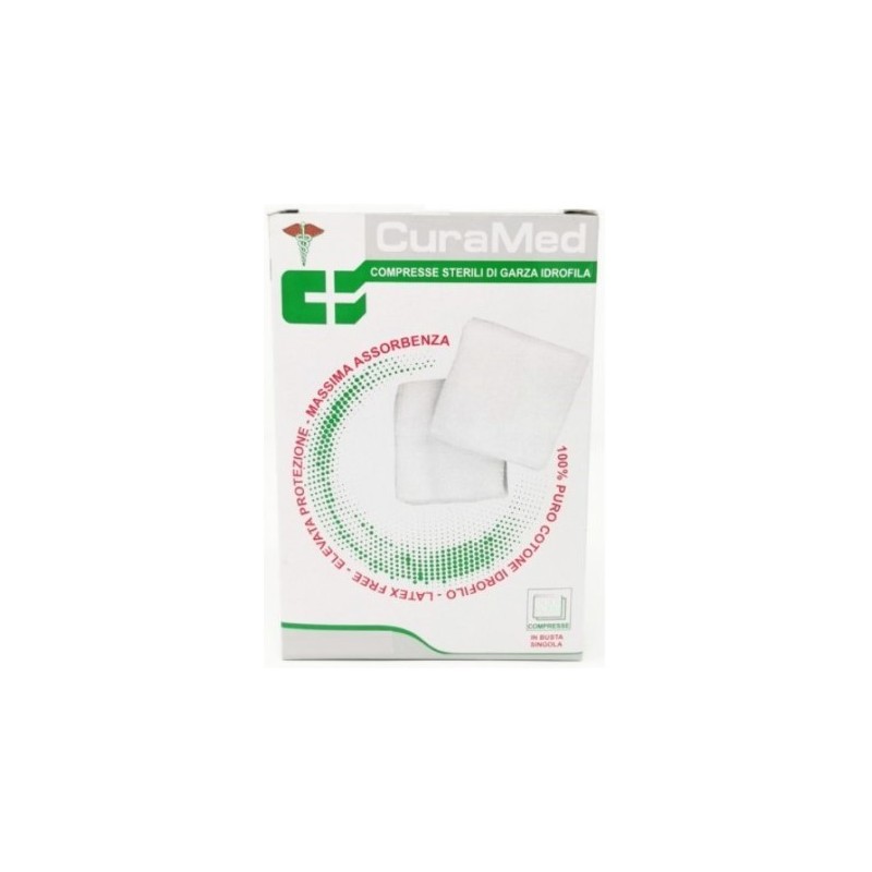 Garza compressa cura 10x25cm 4 pezzi
