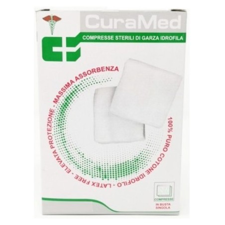 Garza compressa cura 10x25cm 4 pezzi