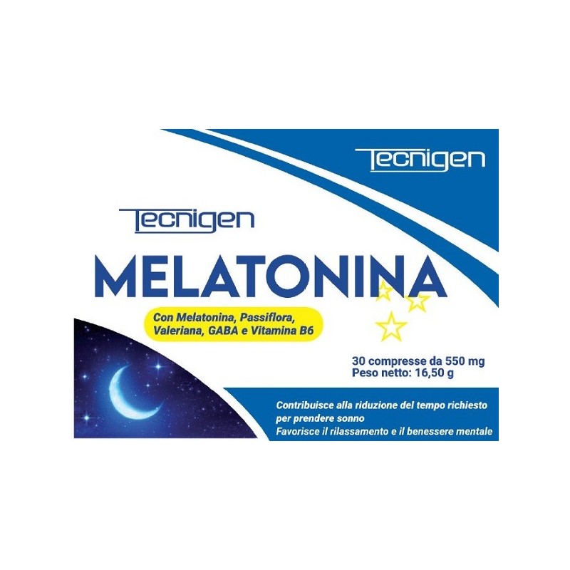 Tecnigen melatonina 30 compresse