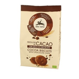 Frollino al cacao con gocce di cioccolato bio 250 g