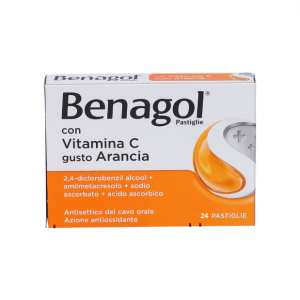 Benagol vitamina c 24 pastiglie arancia