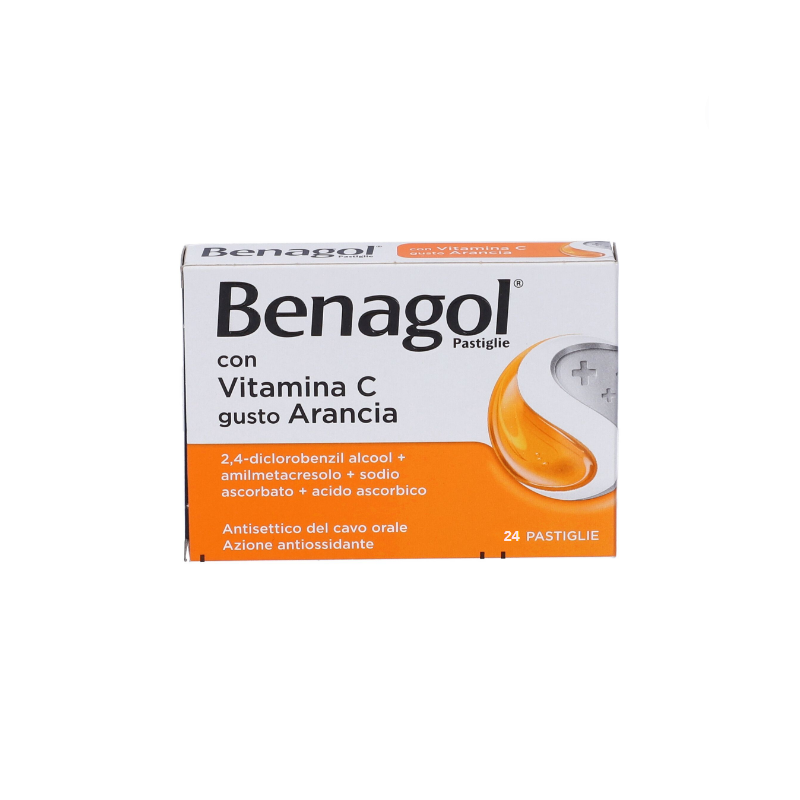 Benagol vitamina c 24 pastiglie arancia