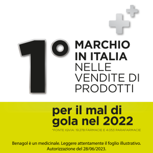 Benagol 24 pastiglie 0,6 mg + 1,2 mg limone senza zucchero