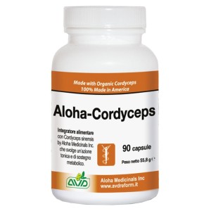 Aloha cordyceps 90 capsule flacone 55,8 g