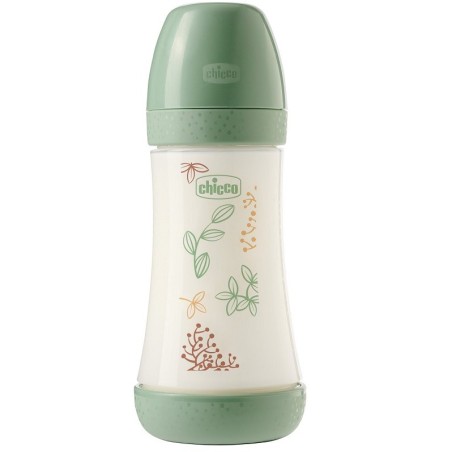 Chicco biberon p5 eco polipropilene da 240 ml medium silicone
