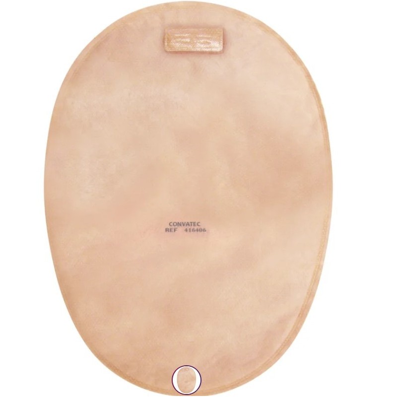 Sacca natura+ fondo chiuso opaca con filtro a carboni attividiametro 57 mm 30 pezzi