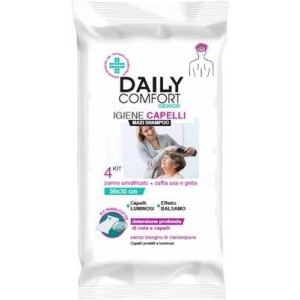 Daily comfort senior panni shampoo 4 pezzi