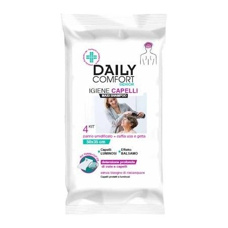 Daily comfort senior panni shampoo 4 pezzi