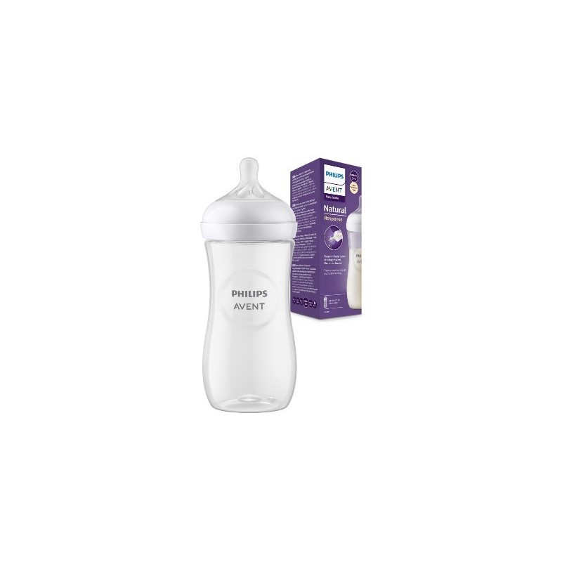 Avent biberon natural 3,0 trasparente 330 ml