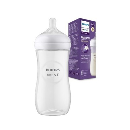 Avent biberon natural 3,0 trasparente 330 ml